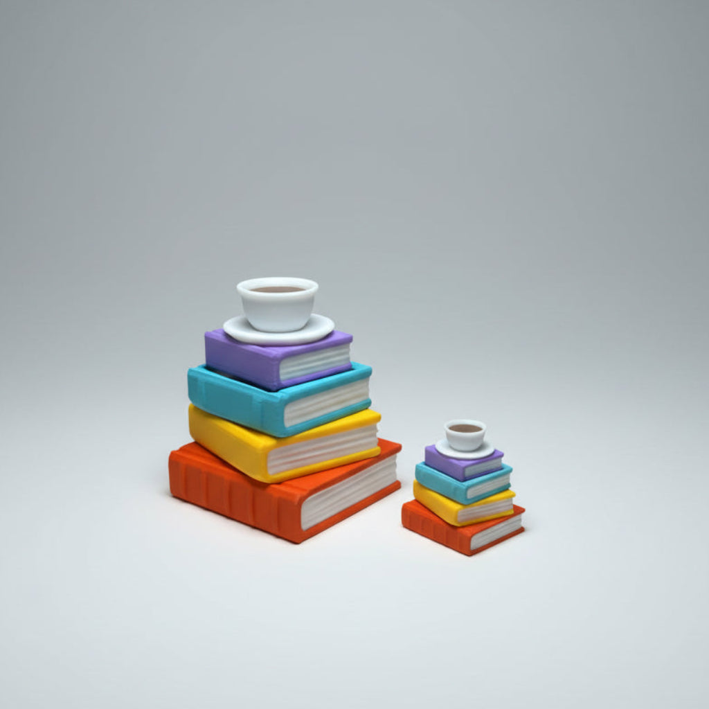 MEGA Book and Coffee Fidget Clickers