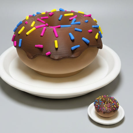 Giant Chocolate Donut