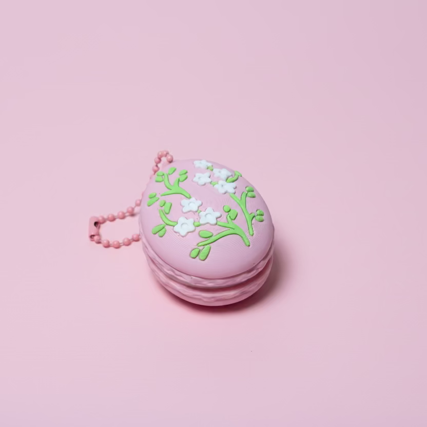 Springtime Egg French Macaron Fidget Clicker