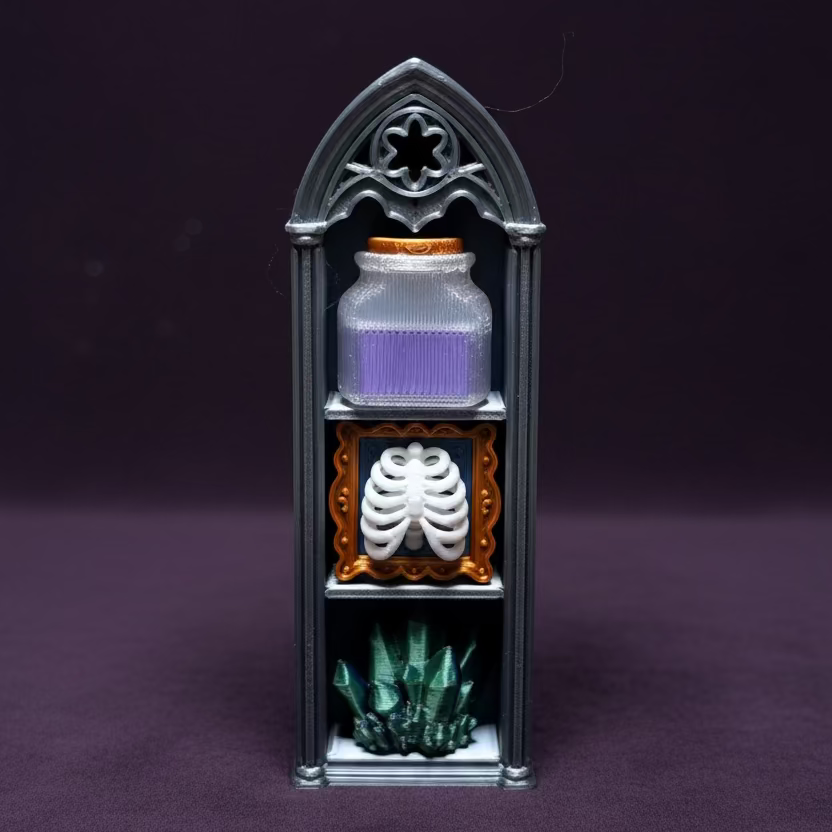 Gothic Shelf of Curiosities Fidget Clicker