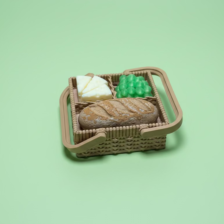 Picnic basket fidget clicker