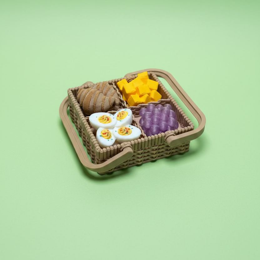 Picnic basket fidget clicker