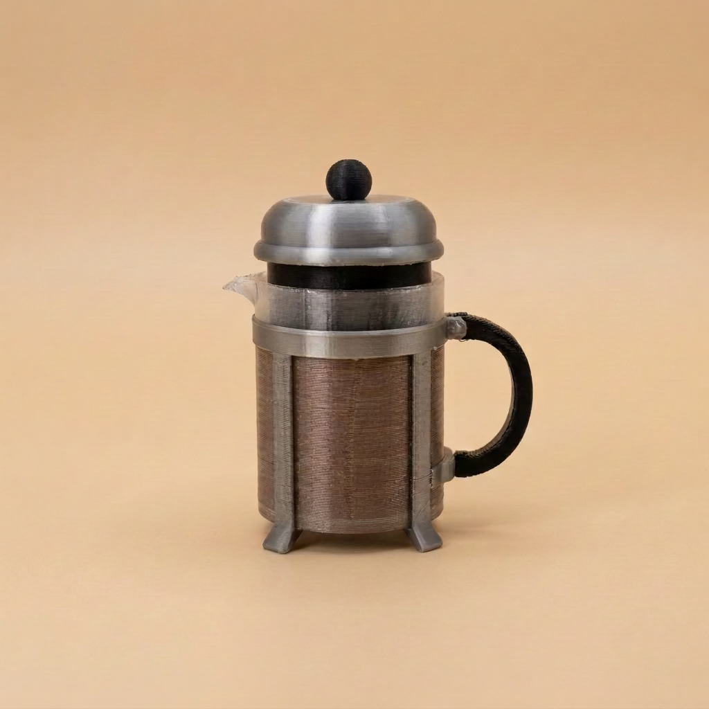 French Press Fidget Clicker